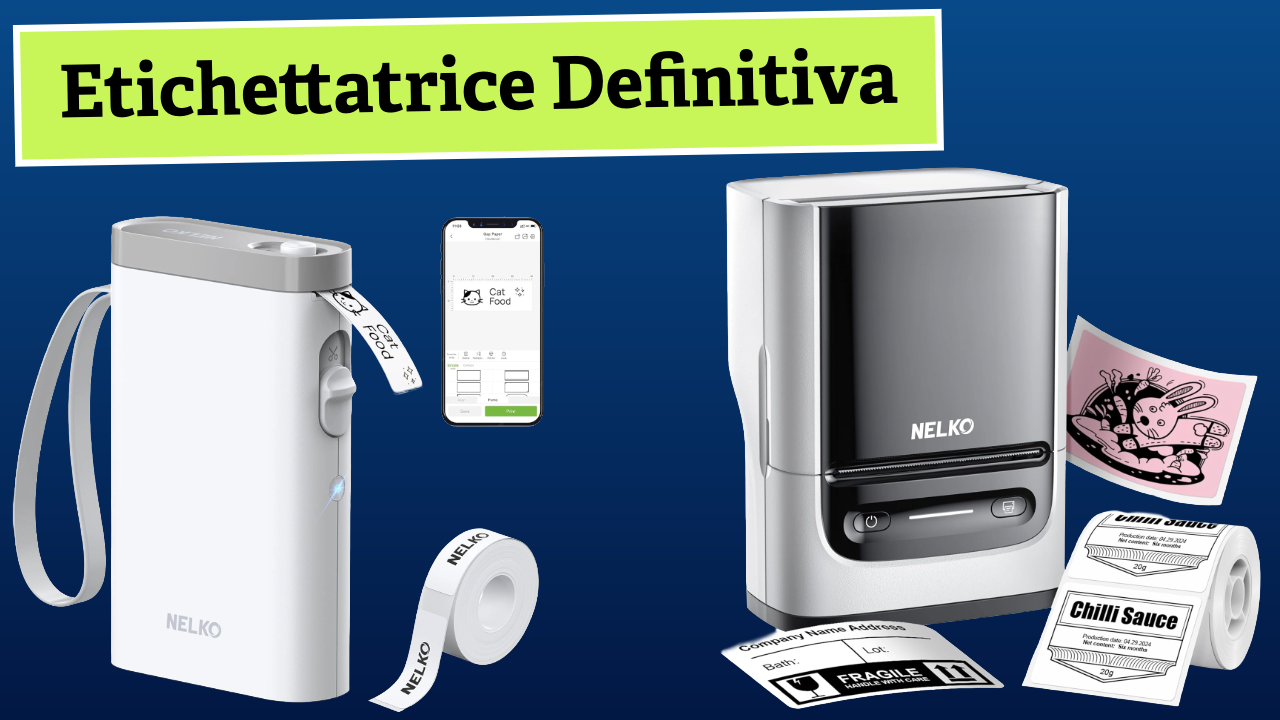Migliori etichettatrici portatili: Nelko P21 e Nelko PM220